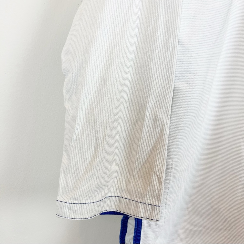 White Jiu Jitsu Gi with Blue Accents - Picture 16 of 16